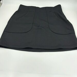 Athleta Scuba Black Mini Skirt   Size 2